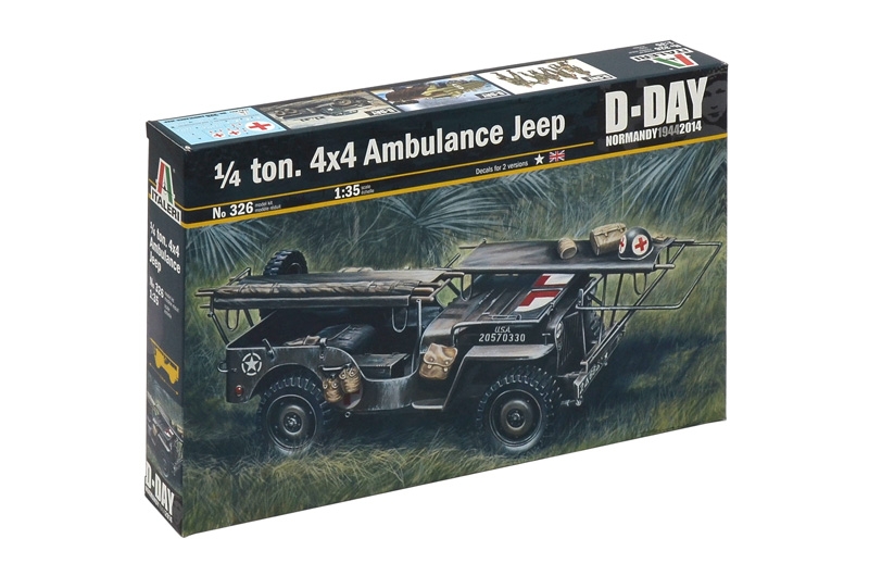 Italeri 0326 - 1/4 4x4 Ambulance Jeep
